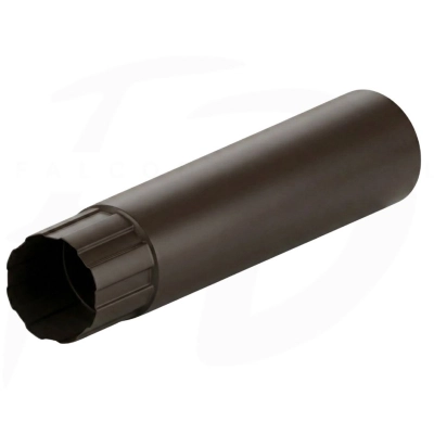 Rura spustowa stalowa ⌀ 90 długość 3m firmy KROP kolor ciemny brąz